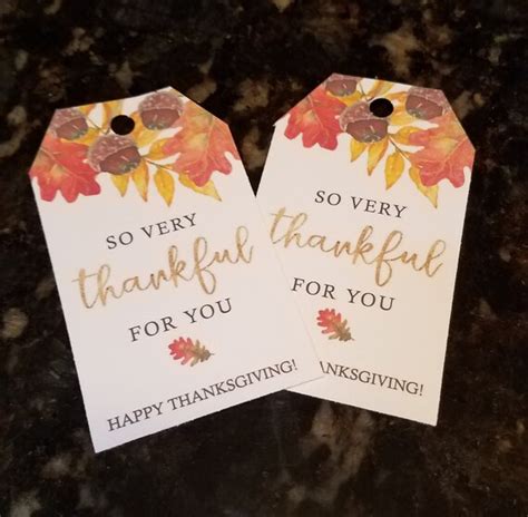 Printable Tags Template For Avery 22802 Thanksgiving Tag Etsy