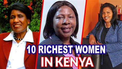 Richest Women In Kenya Youtube