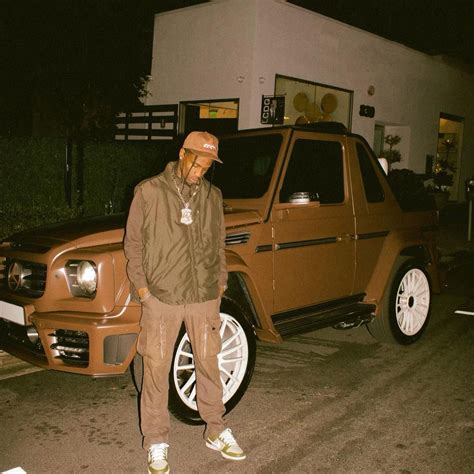 Spotted Travis Scott Showcases Tonal Brown Look In Los Angeles Pause