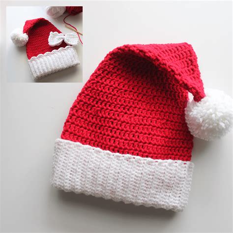 Jolly Santa Ho Ho Ho Hat Crochet Pattern The Easy Design