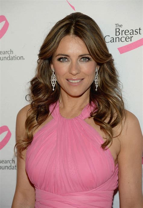 Elizabeth Hurley At Breast Cancer Foundations Hot Pink Party 2014 In
