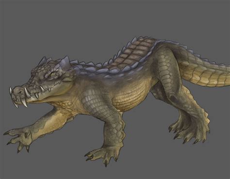 Although it differs greatly from any other known crocodyliform, kaprosuchus shares several characteristics with mahajangasuchus. kaprosuchus by Felix-Vulpes on DeviantArt