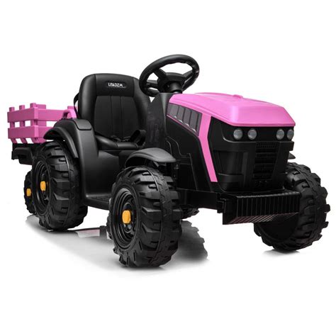 Ubesgoo 12v Ride On Tractor Electric Rugged 6 Wheeler Tractor Ride On