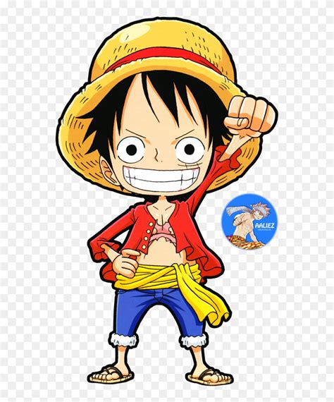 Luffy Chibi Png One Piece Luffy Chibi Transparent Png 600x962