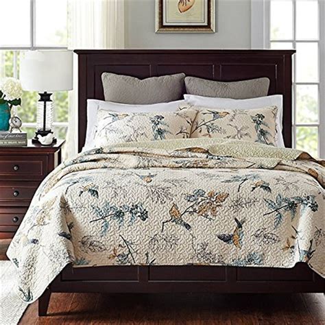 The perfect comforter set is soft, warm, and durable. FADFAY 100% Cotton Bedspread Sets Country Comforter Sets ...
