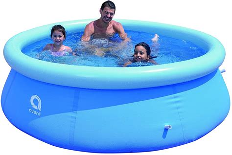 Top Ring Inflatable Swimming Pool Large Outdoor Round Above Ground