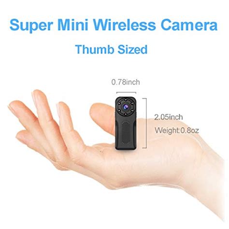 Waterproof Mini Spy Camera WiFi Hidden ZZCP HD Portable Small Wireless