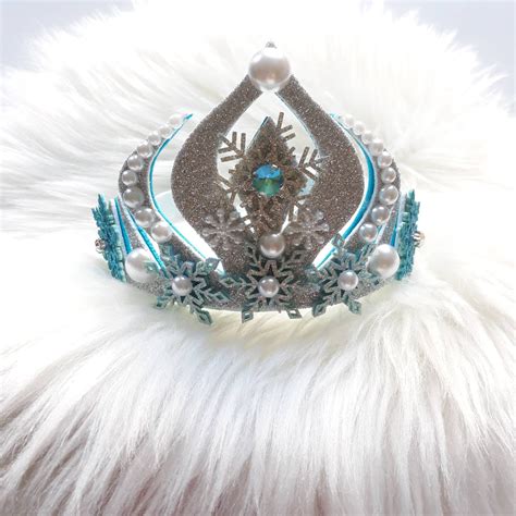 Elsa Princess Crown Elsa Crown Frozen Crown Elsa Costume Etsy