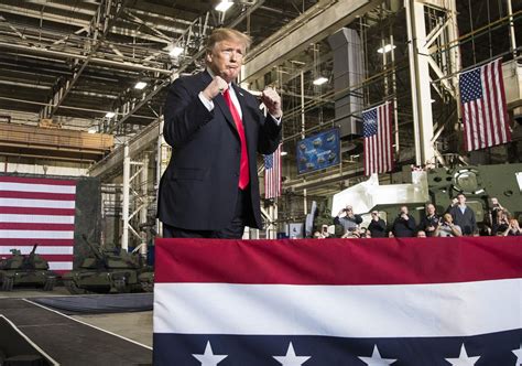 Trump Takes On Unions At Ohio Tank Plant Pittsburgh Post Gazette