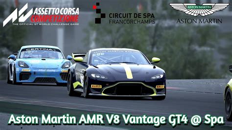 Assetto Corsa Competizione Aston Martin AMR V8 Vantage GT4 Spa