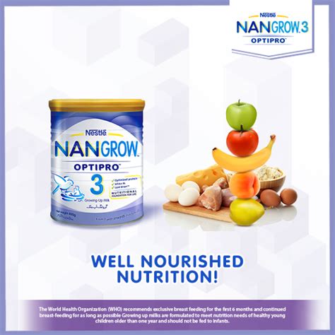 If your baby already has a declared allergy to cow's milk protein, do not use nan h.a. Nestle Nan 3 Optipro Growing Up Milk - 400g Tin | Nestlé ...