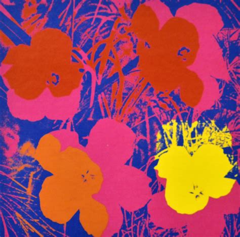 Flowers 1970 By Andy Warhol Offset Print On Paper Koyman Galleries