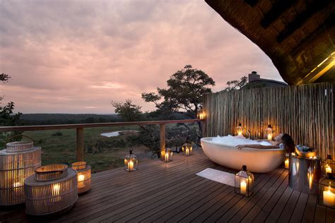 Luxury Outdoor Showers And Bath Tubs On Safari Exclusive Getaways