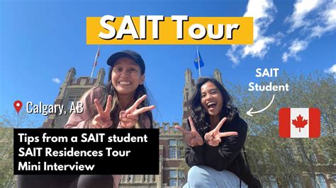 Sait Campus Tour Mini Interview With A Sait Student Sait Residence