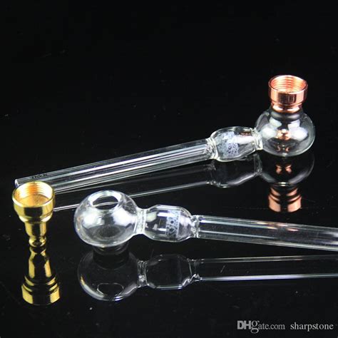 Newest Two Functions Oil Burner Glass Tobacco Pipes With Honeycomb
