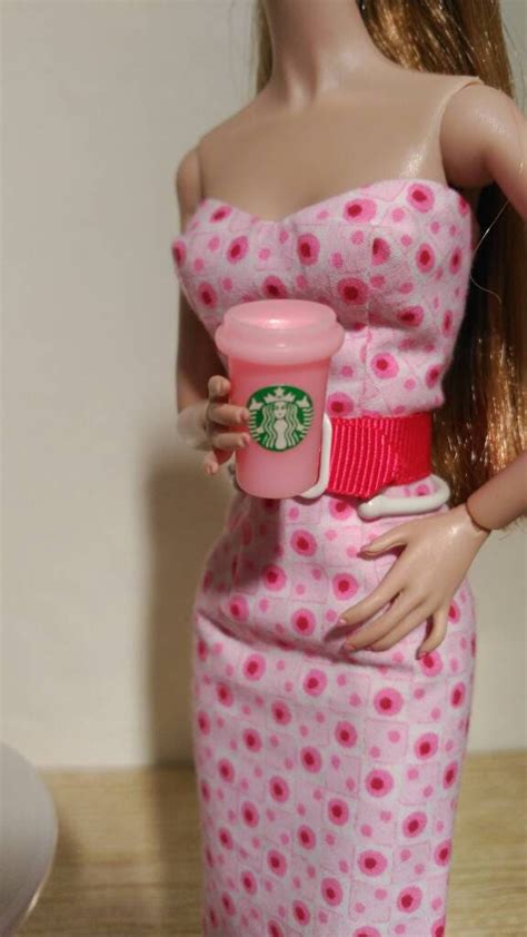 Starbucks Coffee Miniature 16 For Barbie Dolls Blythe Etsy