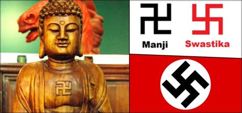 Os símbolos a que chamamos suástica possuem detalhes gráficos bastante distintos. Suástica nazista e suástica budista - Diferenças - Suki Desu