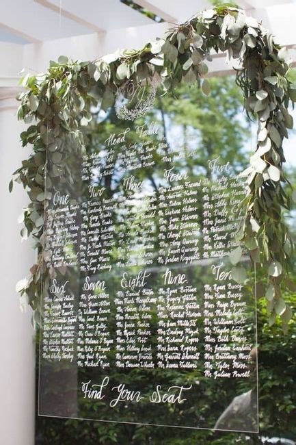 Tableau In Plexiglass Organizzazione Matrimonio Forum