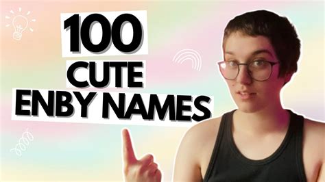 100 Cute Non Binary Names Youtube