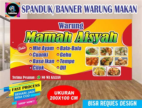 Banner Spanduk Warung Background Warung Makan Desain Spanduk Keren My Xxx Hot Girl