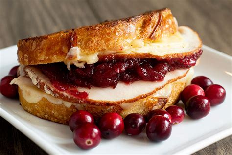 Turkey Cranberry Grilled Cheese Chef Shamy