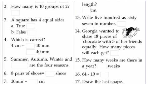 Easy 3rd Grade Math Worksheets