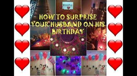 Check spelling or type a new query. BIRTHDAY PARTY DECORATION / HOW TO SURPRISE YOUR HUSBAND ...