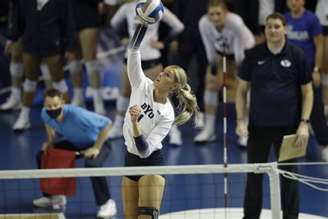 Byu Womens Volleyball Earns Trip To Sweet With Victory Vs Utah