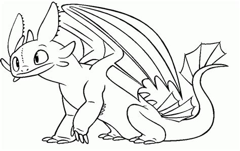 Toothless The Dragon Pages Coloring Pages