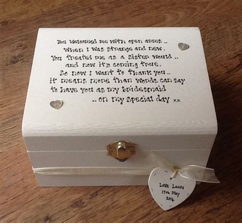 Each piece is deeply personal and uses morse code to convey secret words, special messages, feelings, or moods. Bridesmaid Sister To Be Sister In Law Wedding Gift Box ...