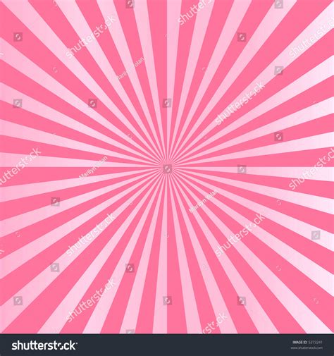 Pink Retro Burst Abstract Background Stock Illustration 5373241