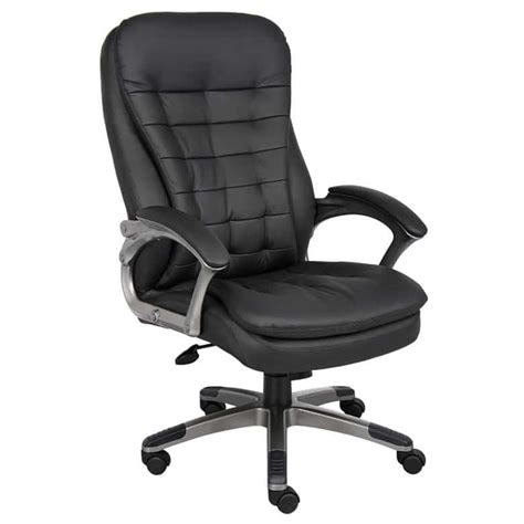 Boss High Back Executive Chair With Pewter Finished Basearms Pnp