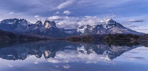 Wallpaper 1700x828 Px Chile Clouds Lake Landscape Morning