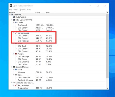 How To Check Cpu Temp Windows 10 2 Methods