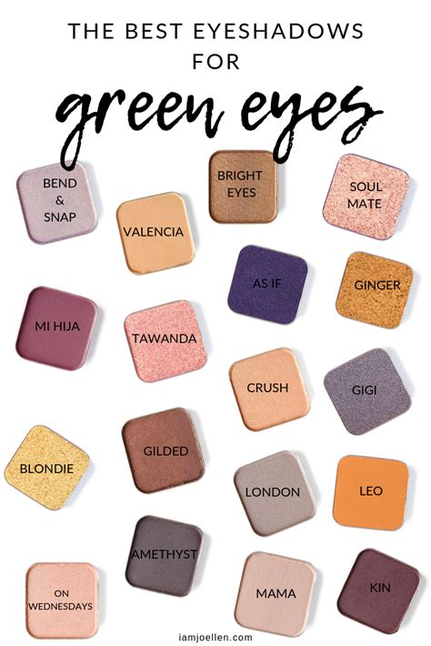 The Best Eyeshadows For Green Eyes At Eyeshadow For Green Eyes Green Eyes Pop
