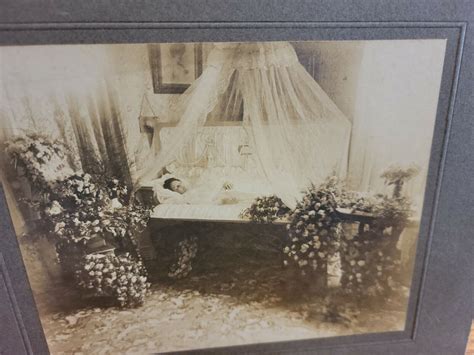 1800s Antique Victorian Post Mortem Funeral Casket Photo Woman Girl