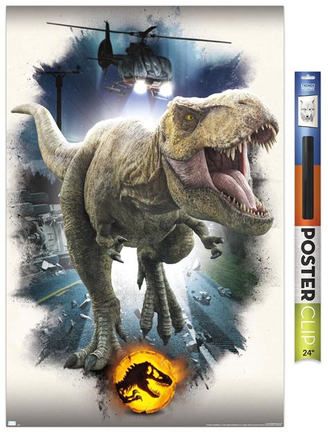 Jurassic World Dominion T Rex Focal Wall Poster 22375 X 34