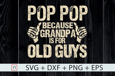Funny Pop Pop Svgfathers Day T Svg By Novalia Thehungryjpeg