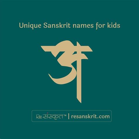 We Cover Unique Sanskrit Names That Have An Interesting Storymeaning