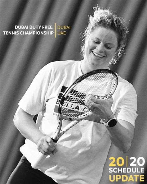 Tennis Ufficiale Il Ritorno In Campo Di Kim Clijsters Wild Card A Dubai