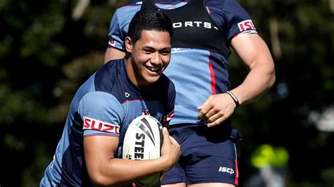 June 5, 1993 in apia, samoa. Tuivasa-Sheck shows the other side to his game ...