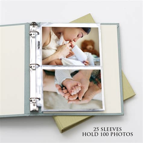 Photo Binder For 5 X 7 Photos With Natural Linen Cover Rag And Bone