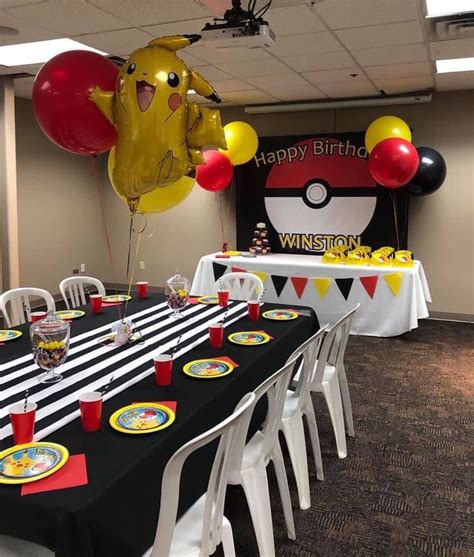 Pokemon Party Boybirthdayparties In 2020 Pokemon Party Pokemon