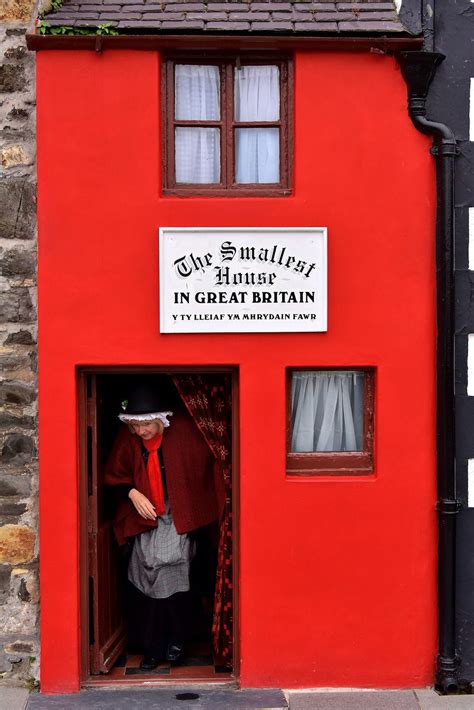 Great Britains Smallest House In Conwy Wales Encircle Photos