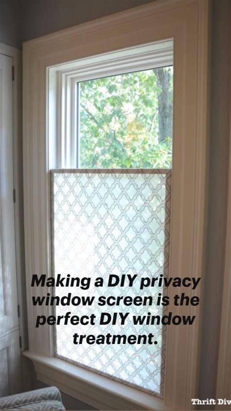 Making A Diy Privacy Window Screen Is The Perfect Diy Window Treatment
