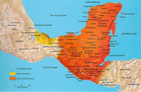 Maps The Maya Empire