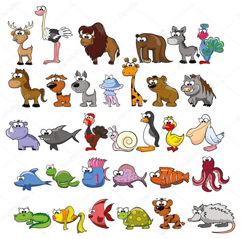 Cartoon Animals Stock Illustration By ©virinaflora 49226923