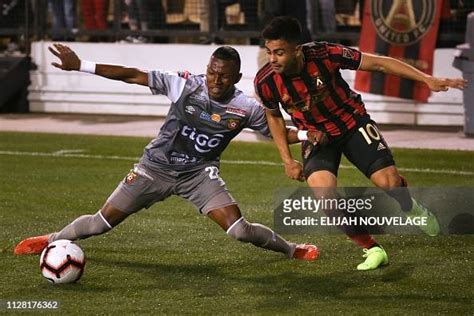 herediano s midfielder luis diaz fights for the ball with atlanta news photo getty images