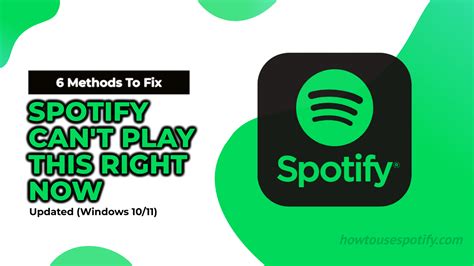 How To Fix Spotify Cant Play This Right Now2023 New