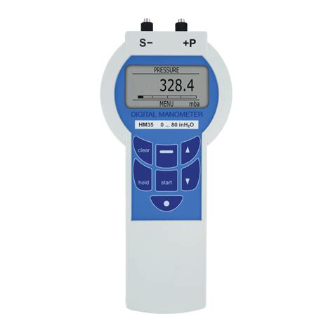 Series Hm35 Precision Digital Pressure Manometer Is Designed To